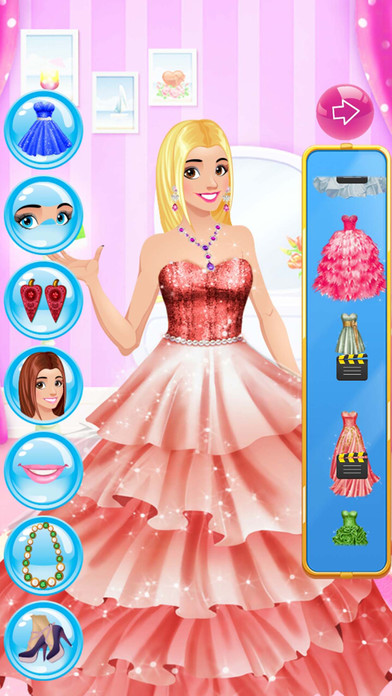 Princess Stylist Girls Dress Up and Makeup Salon screenshot 4