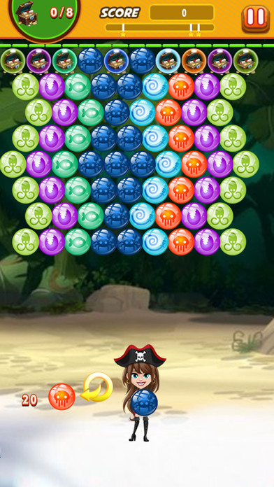 Bubble Shooter Pirate Bubbles screenshot 3