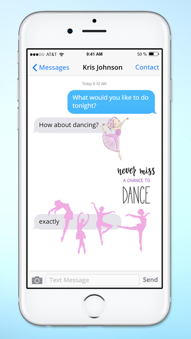 I Love Dance Ballet Sticker Pack screenshot 2