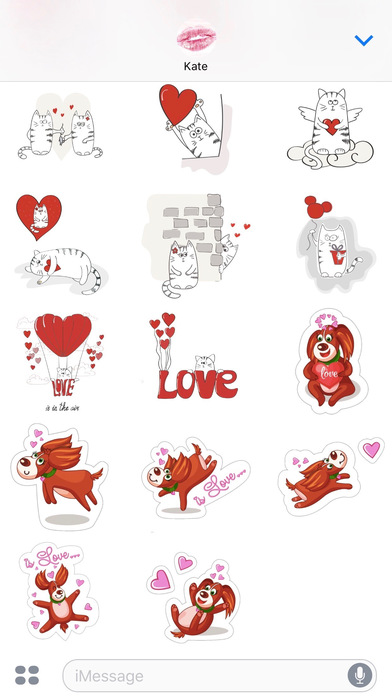 Is Love... Cute Romantic Stickers for Messages screenshot 4