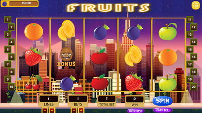 Fruits &  Vegas Slot Machine screenshot 2