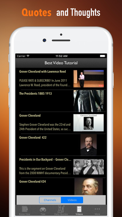 Biography and Quotes for Grover Cleveland-Life screenshot 3