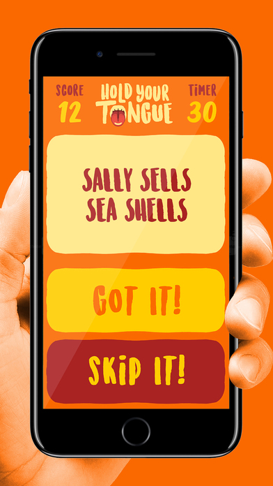 Hold Your Tongue: Funny Party Game for Family Fun screenshot 2