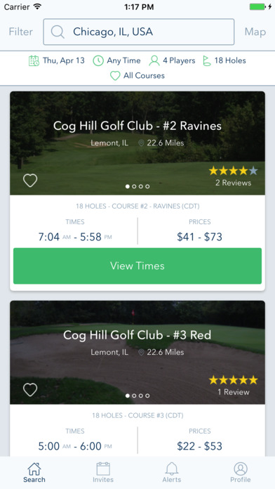 GolfBook Mobile screenshot 2