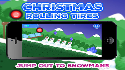 Christmas - Rolling Tires screenshot 4