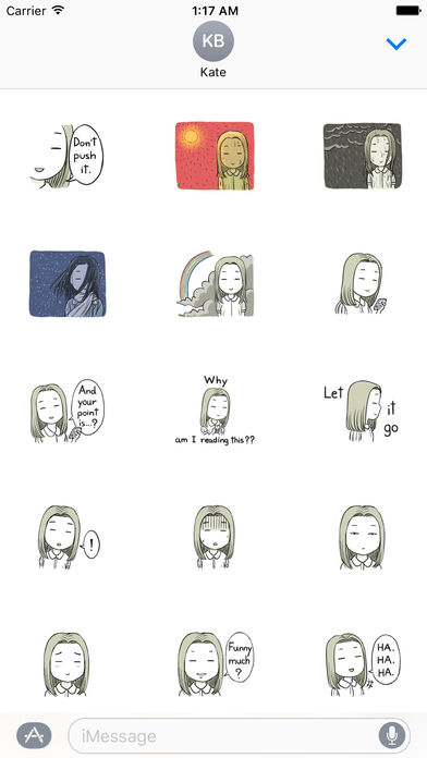 Taylor The Quiet Girl Stickers Pack screenshot 2