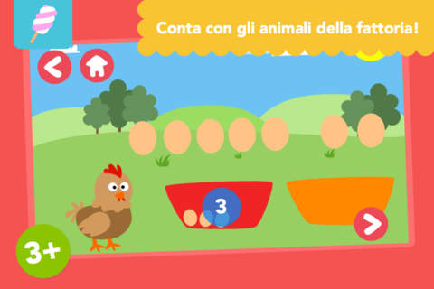 Math Tales The Farm: Rhymes and maths for kids screenshot 2