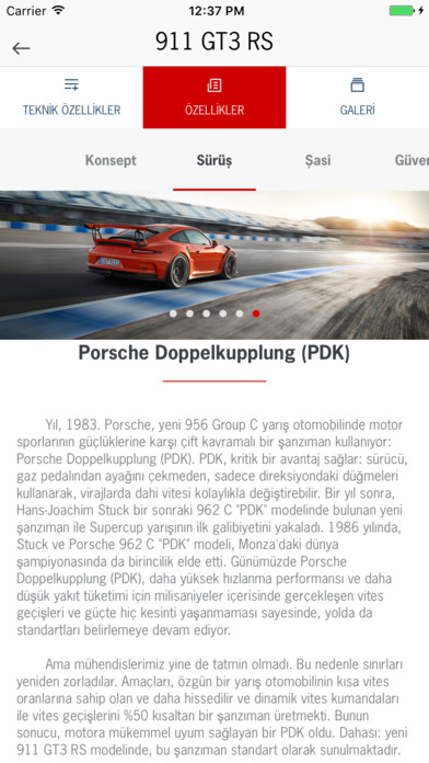 Porsche Türkiye screenshot 2