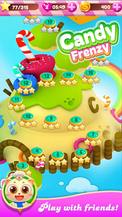 Candy Frenzy Mania - Match 3 Puzzle Free Game screenshot 2