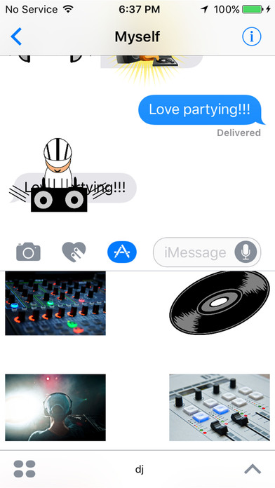 DJ Producer Trap EDM Dance Party Stickers screenshot 2