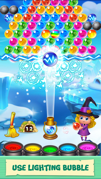 Magic Witch Pop: Bubble Shooter Games screenshot 3