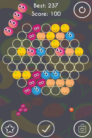 Hex Match - Hexagonal Fruits Matching Game….……… screenshot 3