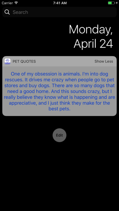 Famous Pet Quotes screenshot 2