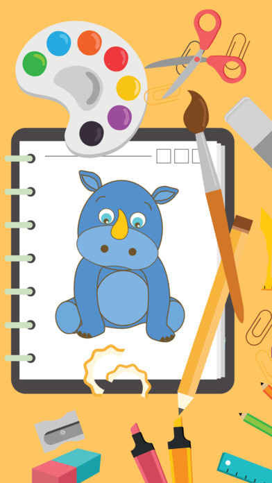 Animal Coloring Book Fun Games For Kids screenshot 2