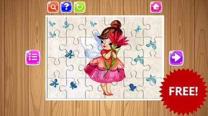 Fairy Princess Jigsaw Puzzle Free For Kid Toddlers screenshot 2