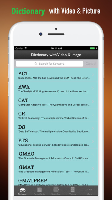 GMAT Official Guide- Glossary and Terminology screenshot 4