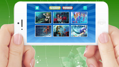 Sea World Mermaid Jigsaw Puzzles - Easy & Hard screenshot 2