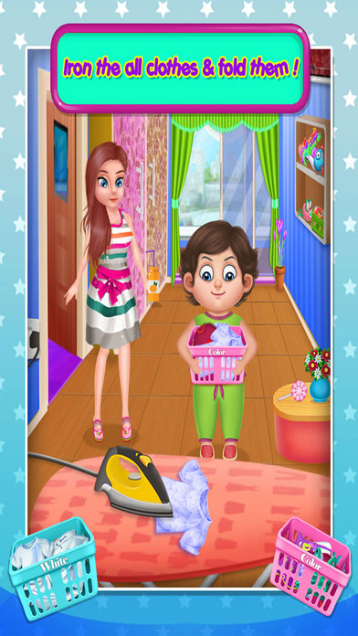 Little Baby Laundry Time - Dry Cleaning Helper screenshot 2