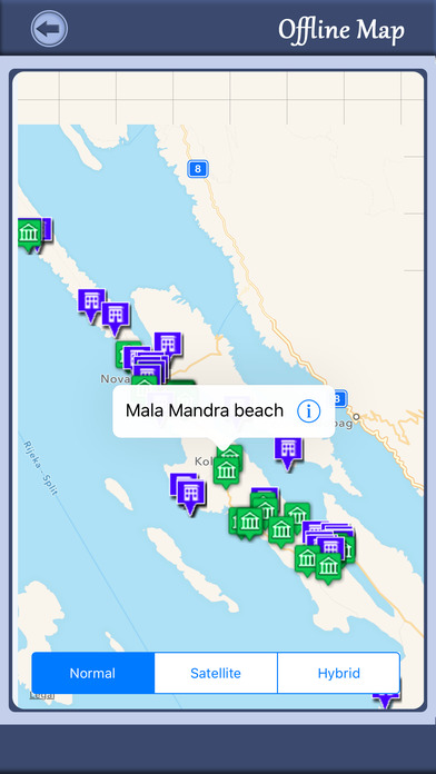 Pag Island Offline Map Guide screenshot 4