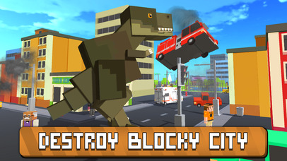 Blocky Zilla: City Crush screenshot 2