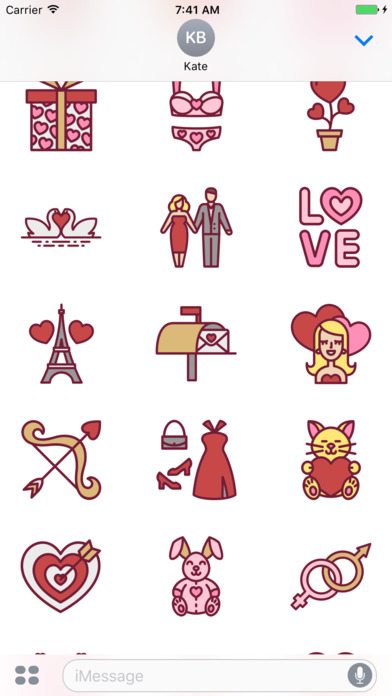 Valentine's Day & Love Stickers screenshot 2