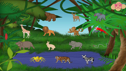 Wild Animals Match Memory cards screenshot 2