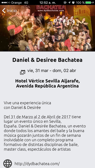 App oficial de Daniel & Desirée Bachatea screenshot 4