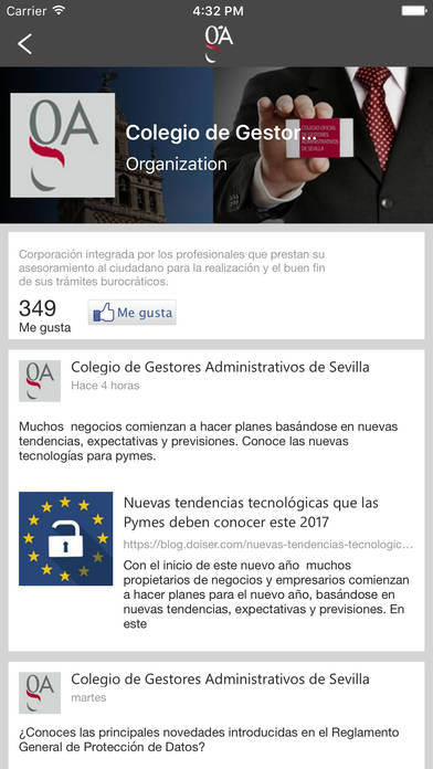 Gestores Sevilla screenshot 2
