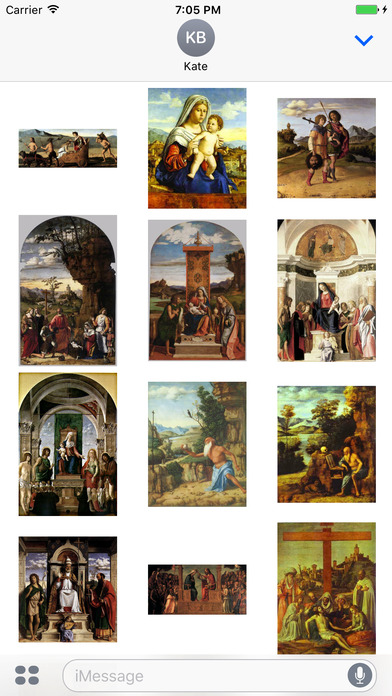 Cima Da Conegliano Artworks Stickers screenshot 2