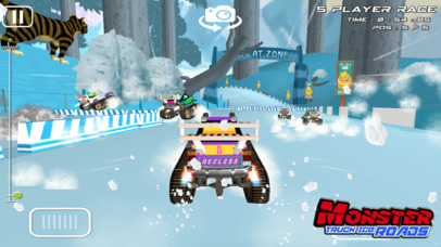 Monster Truck Ice Roads - Fun Monster Truck Racing screenshot 2