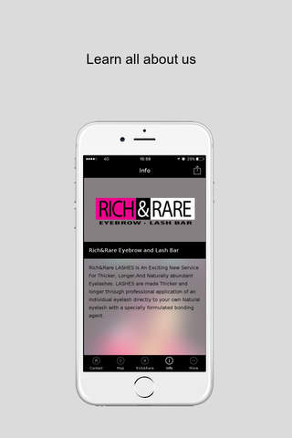 Rich&Rare Lash Bar screenshot 2