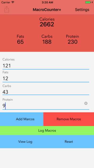MacroCounter+ (Calorie Calculator & Daily Log) screenshot 3