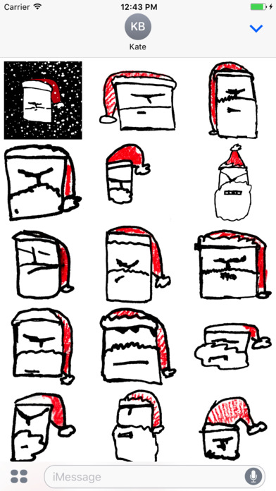 Grumpy Christmas Stickerpack screenshot 2