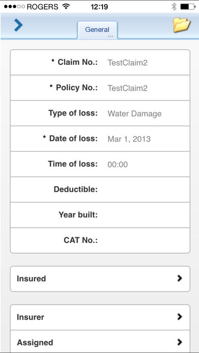 Symbility Mobile Claims (BE) screenshot 2