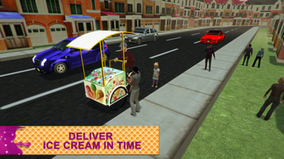 Beach Ice Cream Delivery Bike & Rider Sim Game screenshot 3