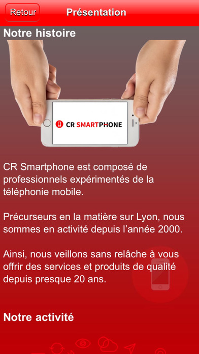 CR Smartphone screenshot 2