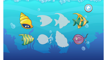 Sea Animals Block Puzzles : Learning Games screenshot 2