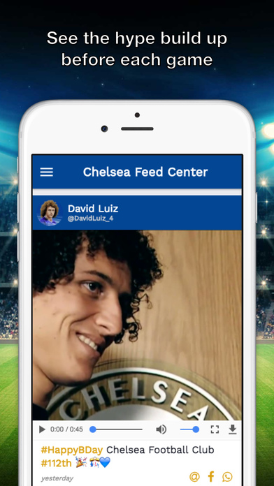 Feed Center for Chelsea FC screenshot 3