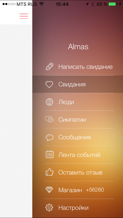 Снимок экрана iPhone 1