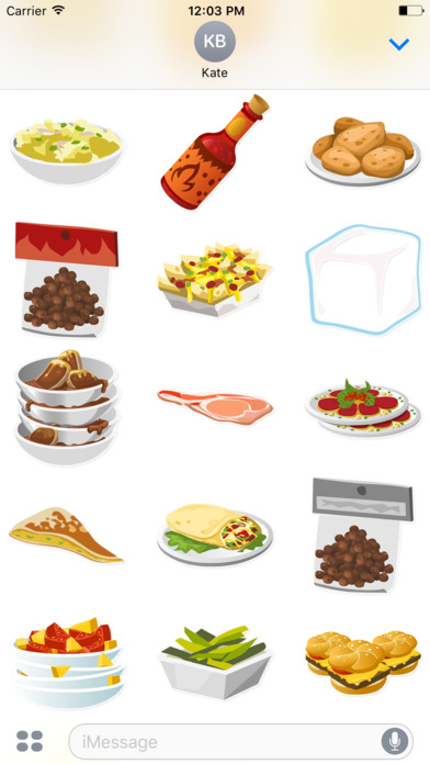 Tasty Food Stickers screenshot 3