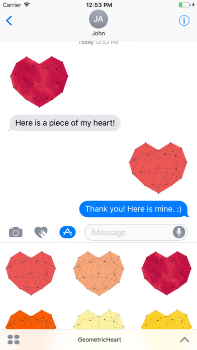Geometric Heart screenshot 2