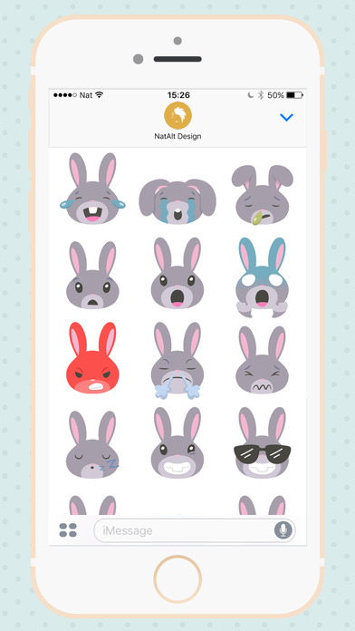 Bunny Emojis screenshot 3