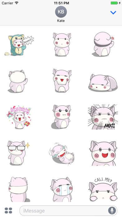 Animated Bear Supper Baby Stickers screenshot 4