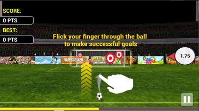 Football Super Free kick : A Flick Soccer game screenshot 2