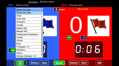Karate Scoreboard Kata screenshot 2