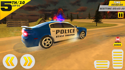 Police Car Death Racing Sim-ulator 2017 screenshot 3