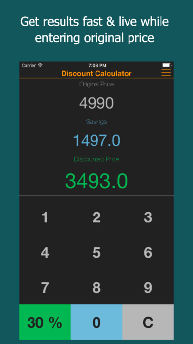 Discount Calculator - Sales Price Calculator screenshot 3