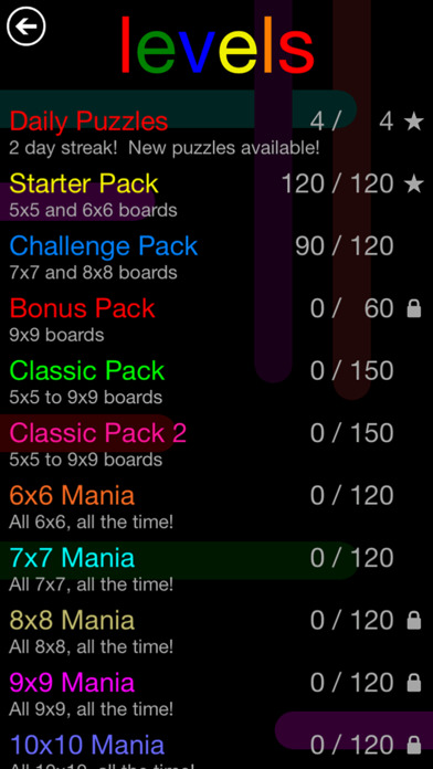 Screenshots of Flow Free: Bridges for iPhone