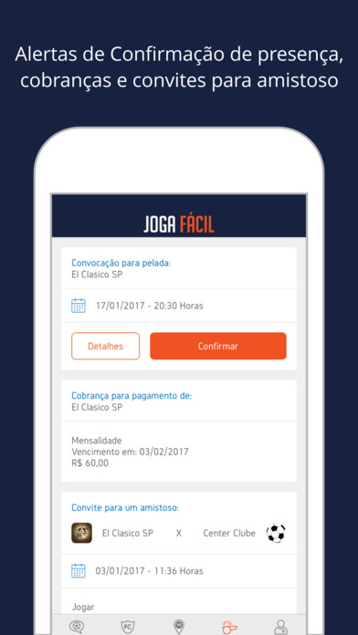 JogaFácil - Pelada e Futebol Amador screenshot 2