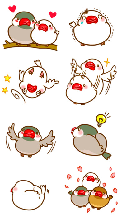 Java Birds - Stickers! screenshot 3